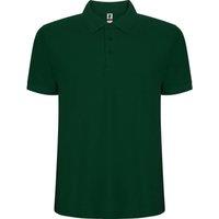 ROLY Men's Pegaso Premium Plain Polo Shirt in Bottle Green | Size: Small