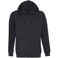 SOL'S Men's Carter Full Zip Hoodie in Black | Size: Large