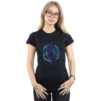 Marvel Women's Avengers Infinity War Guardian Lines Cotton T-Shirt in Black | Size: 2XL