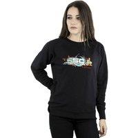 Disney Women's Lightyear Star Command Graphic Title Sweatshirt in Black | Size: Small