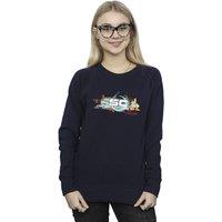 Disney Women's Lightyear Star Command Graphic Title Sweatshirt in Navy | Size: Small