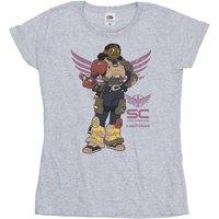 Disney Women's Lightyear Izzy Star Command Cotton T-Shirt in Grey | Size: Small