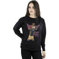 Disney Women's Lightyear Izzy Star Command Sweatshirt in Black | Size: Small