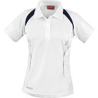 Spiro Women's Team Spirit Polo Shirt in Off-White | Size: 8