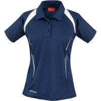 Spiro Women's Team Spirit Polo Shirt in Navy | Size: 16