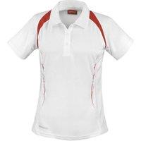 Spiro Women's Team Spirit Polo Shirt in White | Size: Medium