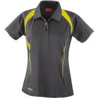 Spiro Women's Team Spirit Polo Shirt in Grey | Size: XS