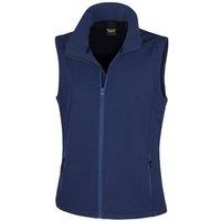 Result Core Women's Softshell Printable Gilet in Navy | Size: 18