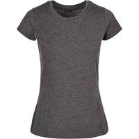Build Your Brand Women's Basic T-Shirt in Charcoal | Size: XS