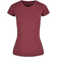Build Your Brand Women's Basic T-Shirt in Red | Size: XS