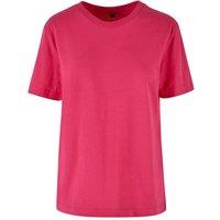 Build Your Brand Women's Everyday T-Shirt in Pale Pink | Size: Medium