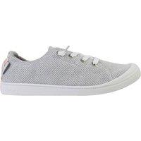 Roxy Women's Bayshore Plus Grey Plimsolls | Size: 4.5