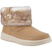 Hey Dude Women's Camden Cuff Classic Cozy Boot in Light Brown | Size: 8