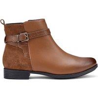 Hotter Women's 'Haydock' Ankle Boots in Tan | Size: 4.5