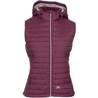 Trespass Women's Aretha Casual Gilet in Maroon | Size: Small