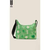 Orla Kiely Women's Area Hobo Crossbody - Moonflower Spring Green