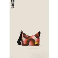 Orla Kiely Women's Ratio Small Hobo Bag - Rolling Waves Rose in Pink