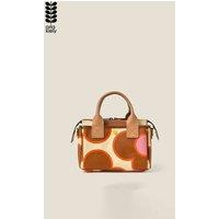 Orla Kiely Women's Calder Mini Handbag - Flower Spot Persimmon in Brown