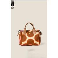 Orla Kiely Women's Calder Handbag - Flower Spot Persimmon in Brown