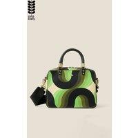 Orla Kiely Women's Medium Block Handbag - Rolling Waves Electra in Green