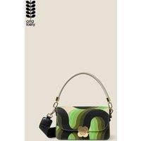 Orla Kiely Women's Vera Crossbody Bag - Rolling Waves Electra in Green