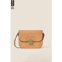 Orla Kiely Women's Eclipse Leather Crossbody Bag - Light Tan