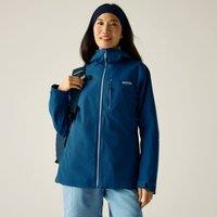 Regatta Women's Birchdale Waterproof Hooded Shell Jacket in Dark Blue | Size: 18