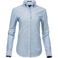 TEE JAYS Women's Perfect Oxford Shirt in Light Blue | Size: 20