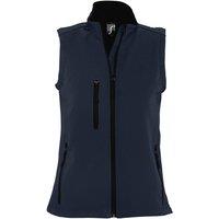 SOL'S Women's Rallye Soft Shell Bodywarmer Jacket in Navy | Size: Medium