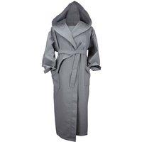 ARTG Women's Robezz Waffle Hooded Dressing Gown in Grey | Size: 2XL