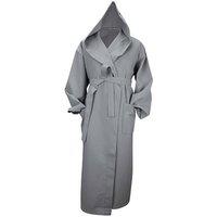 ARTG Women's Robezz Waffle Hooded Dressing Gown in Light Grey | Size: 3XL