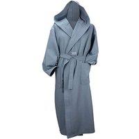 ARTG Women's Robezz Waffle Hooded Dressing Gown in Duck Egg Blue | Size: 3XL