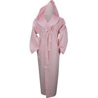ARTG Women's Robezz Waffle Hooded Dressing Gown in Light Pink | Size: 3XL