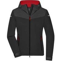 James and Nicholson Women's All Weather Jacket in Black | Size: Medium