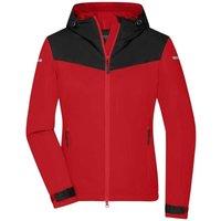 James and Nicholson Women's All Weather Jacket in Light Red | Size: Medium
