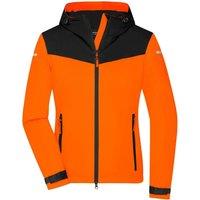 James and Nicholson Women's All Weather Jacket in Orange | Size: XS