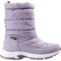 Iguana Women's Waterproof Mid Calf Snow Boots in Light Grey | Size: 8