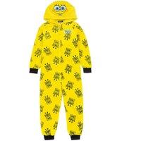 SpongeBob SquarePants Onesie | Yellow | Official Merch | Size: 7-8 Years