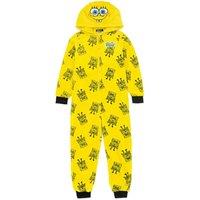 SpongeBob SquarePants Onesie | Yellow | Official Merch | Size: 13-14 Years