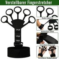 FLAVORA Hand Grip Strengthener 5 Finger Exercise Kit in Black | Size: 0-18 m