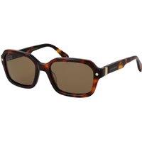Ted Baker Men's TB1697 55101 Square/Rectangle Sunglasses in Brown