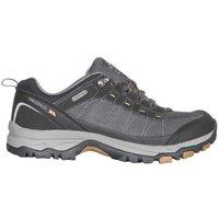 Trespass Men's Scarp Waterproof Lace Up Trainers in Dark Grey | Size: 6