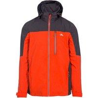 Trespass Men's Tappin Hooded Waterproof Jacket in Dark Red | Size: XS