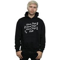 Disney Men's Frozen 2 Olaf Warm Hugs & Melt Hoodie in Black | Size: 4XL