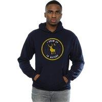 Disney Men's Frozen 2 Sven I Grew Up In Nature Hoodie in Navy | Size: Medium