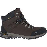 Trespass Men's Gerrard Mid Cut Hiking Boots in Dark Brown | Size: 11