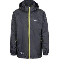 Trespass Men's Qikpac X Packaway Jacket in Jet Black | Size: Large