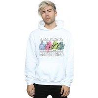 Star Wars Men's The Mandalorian Character Pose Hoodie in White | Size: Medium