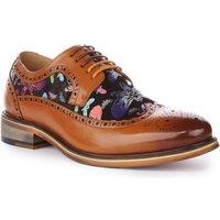 JUSTINREESS ENGLAND Men's 'Otis' Leather Shoes in Brown | Size: 8