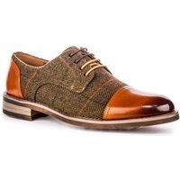JUSTINREESS ENGLAND Men's 'Theon' Leather Shoes in Brown | Size: 8